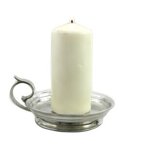 Pewter Candle Holder made in Italy